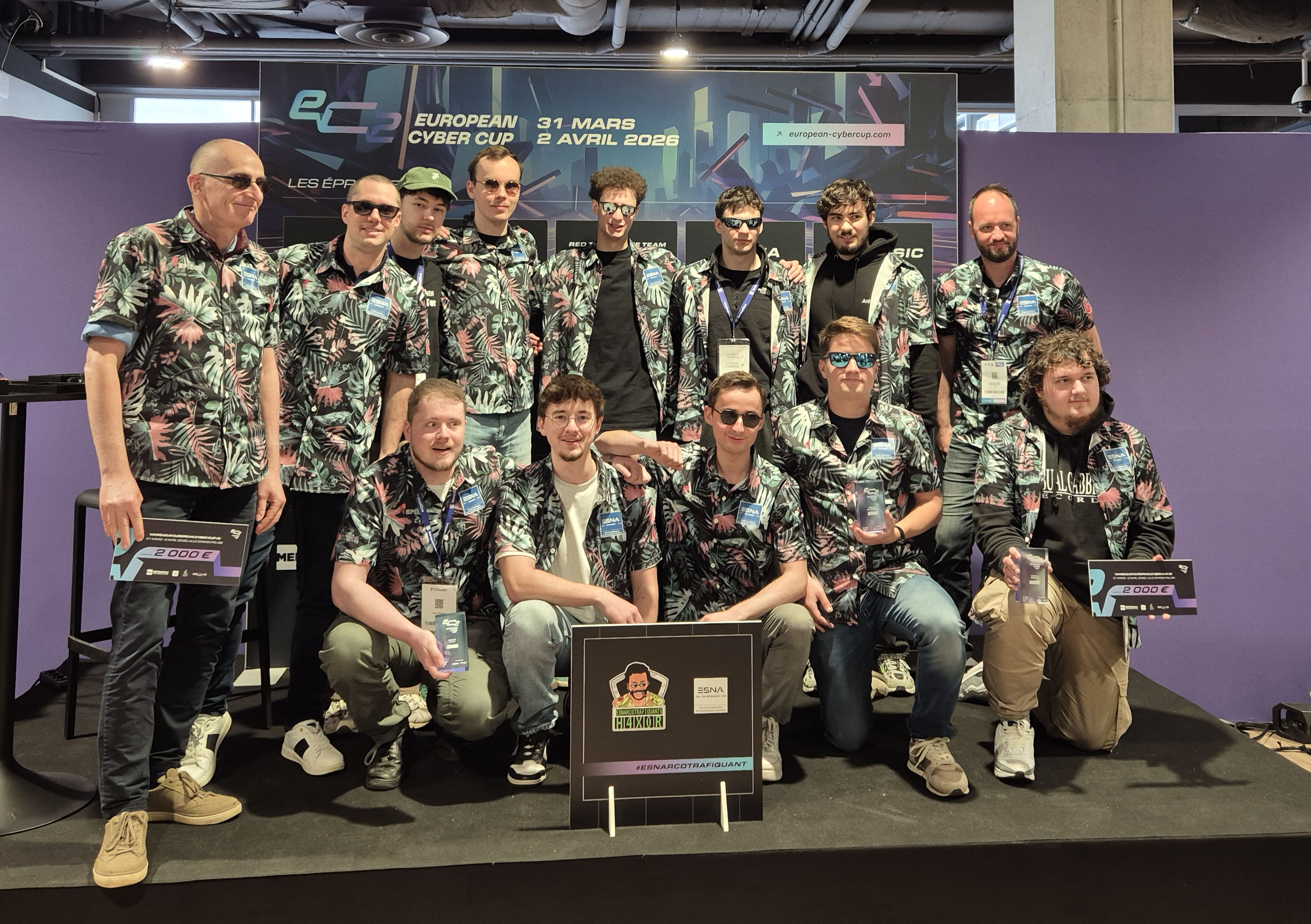 Victoire de l'ESNA à l'European Cyber Cup