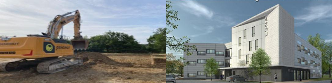 Nouveau bâtiment Pôle formation UIMM dédié à L’ESNA